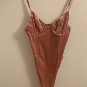 velvet body suit